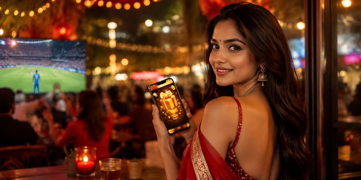Indian cricket enthusiast watching and betting online